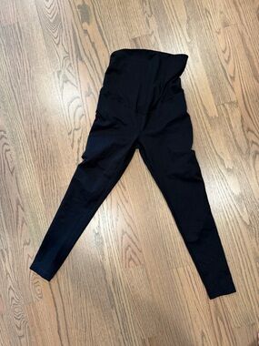 Zella Black High-Waist Maternity Leggings